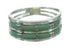 Opal And Turquoise Inlay Jewelry Sterling Silver Ring Size 6-1/2 AX89990